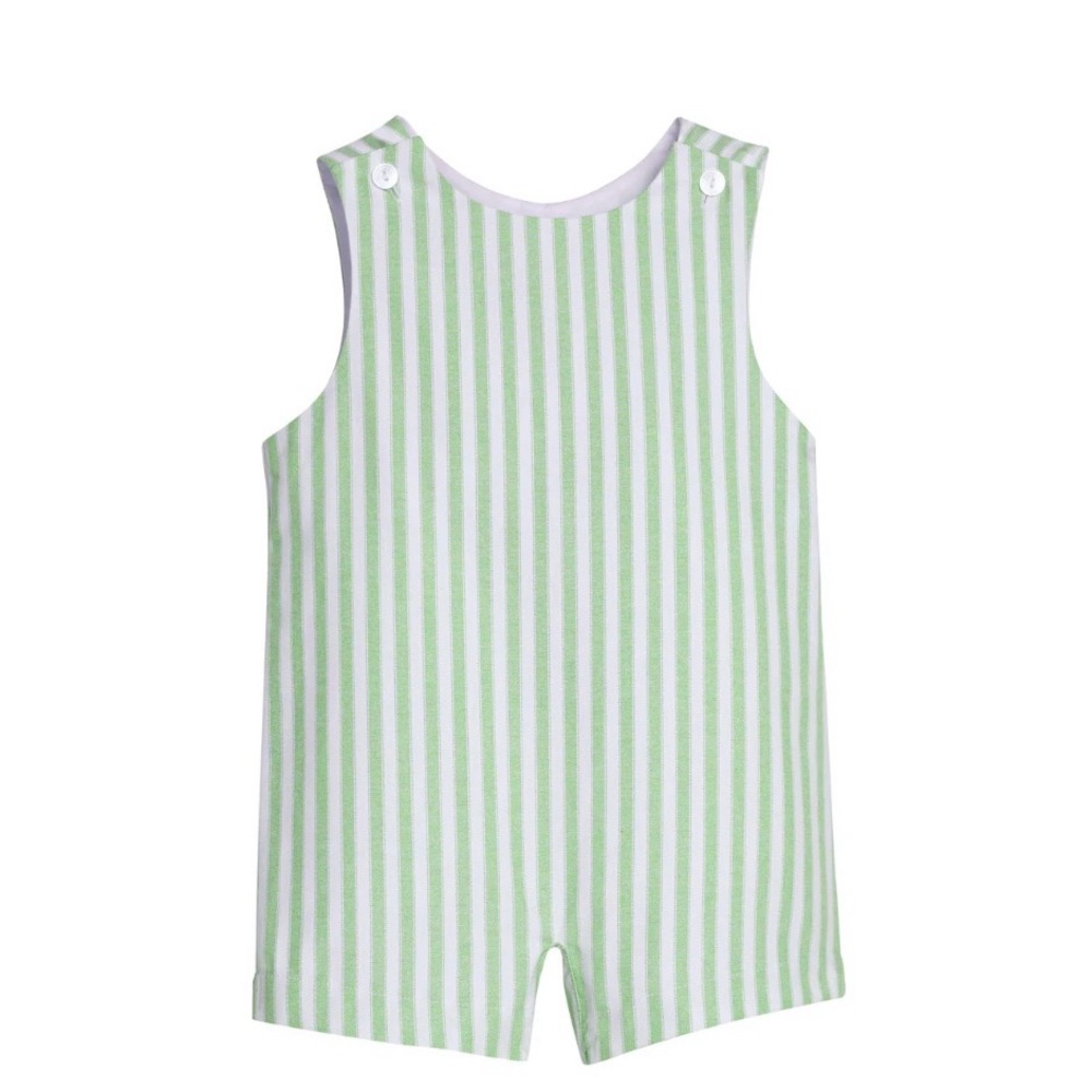 Little English Vintage John John - Meriwether Stripe